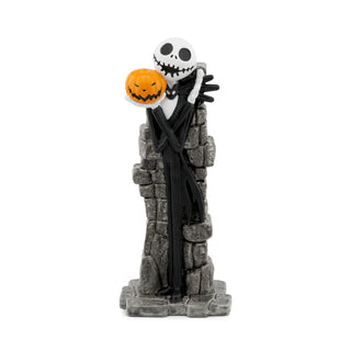 Tonies Character - Disney: The Nightmare Before Christmas Skeleton figure with pumpkin head on a stone pedestal against a white background