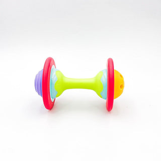 ToyLab Mini Dumbbell Teether, ToyLab, cf-type-teether, cf-vendor-toylab, Mini Dumbbell, Rattle, Silicone Teether, Teether, Teether Toy, Teething, Teething Relief, Teething Toy, Toy Lab, ToyLa