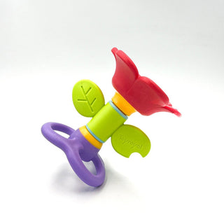 ToyLab Spinning Flower Teether, ToyLab, cf-type-teether, cf-vendor-toylab, Rattle, Silicone Teether, Spinning Flower, Teether, Teether Toy, Teething, Teething Relief, Teething Toy, Toy Lab, T