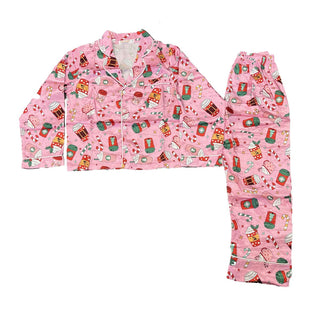 Tweenstyle Satin Loungewear Set - Cocoa