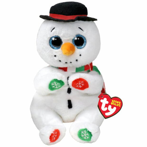 Ty Weatherby the Snowman Beanie Bellie, Ty Inc, All Things Holiday, Beanie, Beanie Bellie, Beanie Bellies, cf-type-beanie-boo, cf-vendor-ty-inc, Christmas, Christmas Beanie Bellies, Christmas