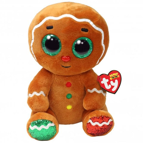 Ty Crumble the Gingerbread Beanie Boo, Ty Inc, All Things Holiday, Beanie, Beanie Boo, cf-type-stuffed-animal, cf-vendor-ty-inc, Christmas, Christmas Ty, ChristmasTy Christmas, Garland, Ginge