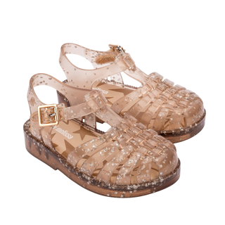 Mini Melissa Possession Shiny Elements - Beige Glitter