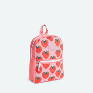 State Bags Kane Kids Mini Travel Backpack - Strawberry Intarsia, State Bags, Ages 2-4 Years, Back to School, Backpack, Dinosaurs, Kane Kids Backpack, Kane Kids Mini Travel Backpack, Neon Dino