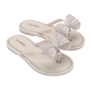 Mini Melissa Flip Flop IV Kids - Beige / Beige