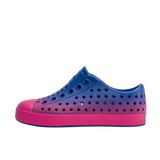 Native Jefferson Ombre Shoes - Adventure Blue / Radberry Pink / Adventure Radberry Ombre