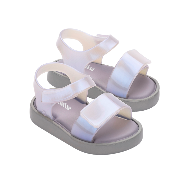 Mini Melissa Jump Sandal BB Grey Pearl Blue