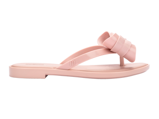Melissa Flip Flop Slim V AD - Pink / Glitter Pink