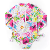 Shade Critters Long Sleeve 1pc Swimsuit - Watercolor Floral