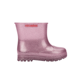 Mini Melissa Welly Boot BB - Glitter Pink, Mini Melissa, cf-size-10, cf-size-11, cf-size-12, cf-size-5, cf-size-6, cf-size-7, cf-size-8, cf-size-9, cf-type-shoes, cf-vendor-mini-melissa, Clea