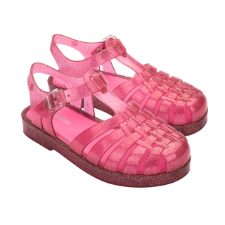 Mini Melissa Possession Shiny Kids - Glitter Pink