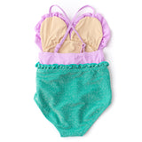 Shade Critters Water Appearing Shimmer Mermaid Swimsuit - Purple & Green