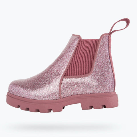 Native Kensington Treklite Glitter Kids Boot - Pink Glitter / Temple Pink, Native, Boot, Boots, cf-size-c10, cf-size-c11, cf-size-c12, cf-size-c13, cf-size-c6, cf-size-c7, cf-size-c8, cf-size