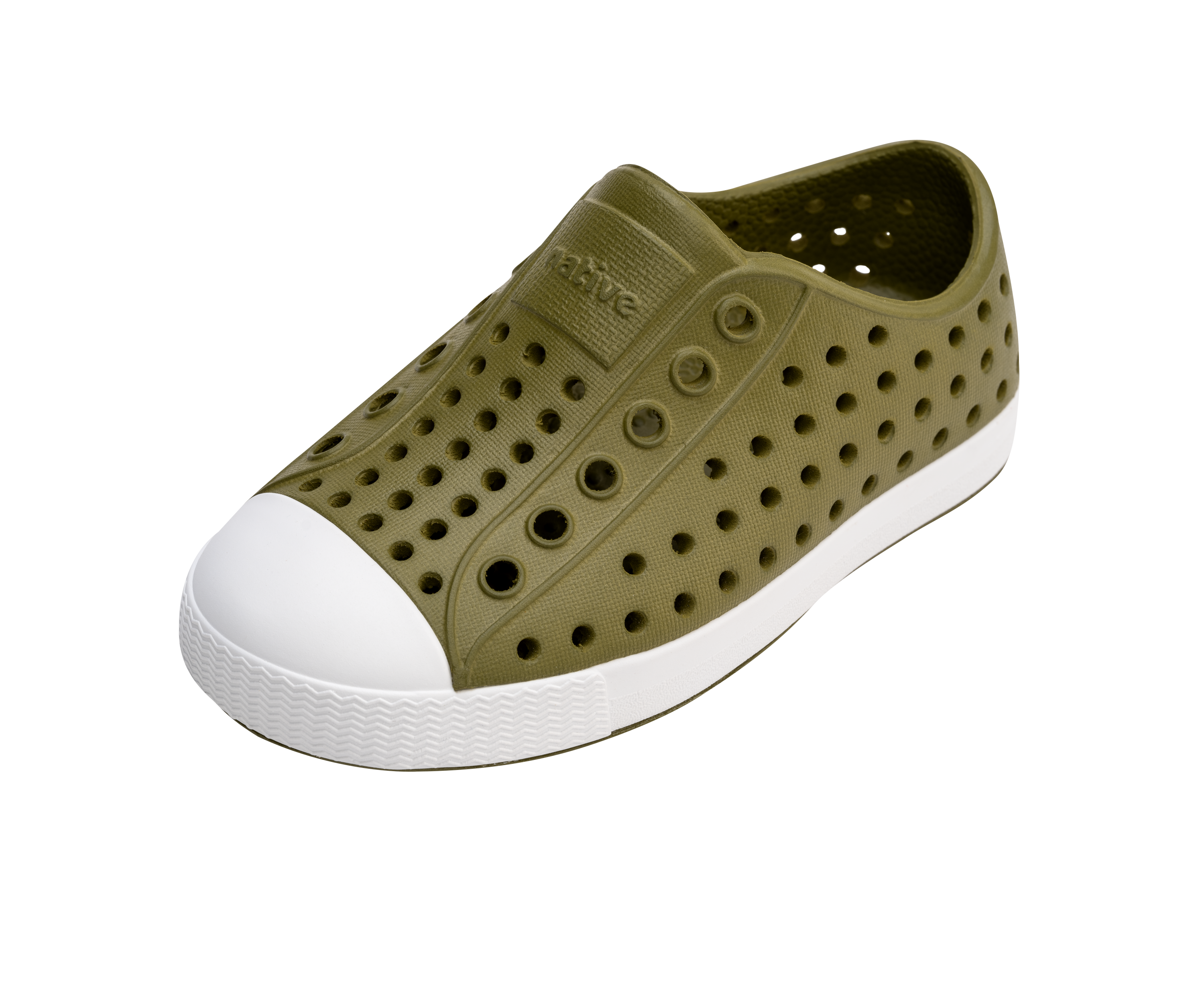 Native Shoes Green Native Jefferson Shoes Rookie Green Shell White