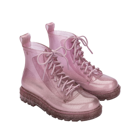 Mini Melissa Coturno Kids Boot - Glitter Pink, Grendene, Boot, Boots, cf-size-1, cf-size-13, cf-size-2, cf-size-4, cf-type-sandal, cf-vendor-grendene, Coturno Boot, Grendene, Grendene Mini Me