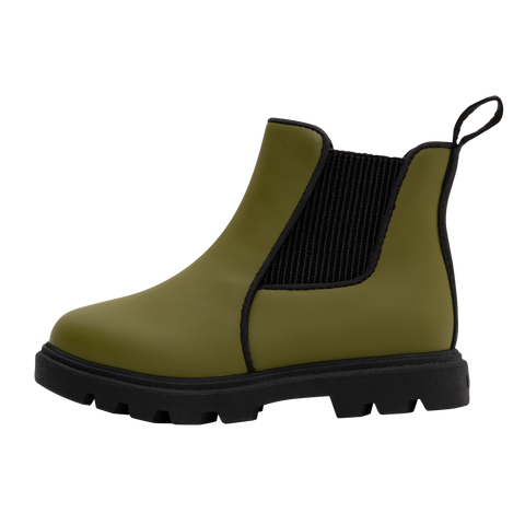 Native Kensington Treklite Kids Boot - Rookie Green / Jiffy Black, Native, Boot, Boots, cf-size-c10, cf-size-c11, cf-size-c12, cf-size-c13, cf-size-c6, cf-size-c7, cf-size-c8, cf-size-c9, cf-