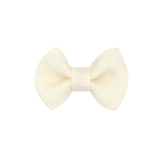 Wee Ones, Tiny Bowtie Organza Overlay Bowtie Bow on Clippie - Basically Bows & Bowties