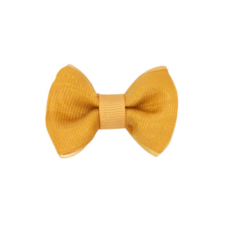 Wee Ones, Tiny Bowtie Organza Overlay Bowtie Bow on Clippie - Basically Bows & Bowties