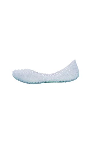 Mini Melissa Mini Campana Papel Kid - White
Light blue slipper with textured sole on a white background