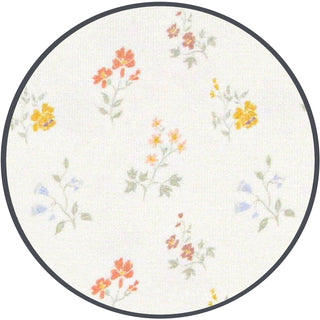 Lou Lou and Company Willow
Round floral-patterned rug with small flowers on a white background