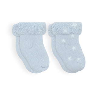 Kushies 2 Pack Terry Newborn Sock Set - Blue Star, Kushies Baby, Baby Socks, Baby SocksNebworn Socks, Blue Newborn Socks, cf-type-socks, cf-vendor-kushies-baby, Kushie Baby, Kushies, Kushies 