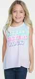 Chaser Little Sisters Rock Rainbow Tank, Chaser, Chaser, Chaser Little Sister Tank, Chaser Tank, Chaser Tank Top, Girls, Girls Tank Top, Girls Top, JAN23, Little Sis, Little sister, Little Si