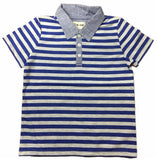 Me & Henry Blue Stripe S/S Polo Shirt, Me & Henry, cf-size-6-7y, cf-type-polo-shirt, cf-vendor-me-&-henry, Cyber Monday, Els PW 5060, Els PW 8258, End of Year, End of Year Sale, JAN23, Me & H