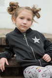 Sparkle by Stoopher Black Stars Bomber Jacket, Sparkle by Stoopher, Bomber Jacket, Els PW 5060, Jacket, Sparkle by Stoopher, Sparkle by Stoopher Black Stars Bomber Jacket, Sparkle by Stoopher