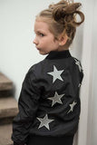 Sparkle by Stoopher Black Stars Bomber Jacket, Sparkle by Stoopher, Bomber Jacket, Els PW 5060, Jacket, Sparkle by Stoopher, Sparkle by Stoopher Black Stars Bomber Jacket, Sparkle by Stoopher