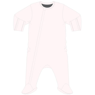 Coccoli Pink Modal Footie with Zipper, Coccoli, CM22, Coccoli, Coccoli Footie, Coccoli Modal Footie, Coccoli Pink Modal Footie with Zipper, Footie, Footie with Zipper, Modal, Modal Footie, Fo
