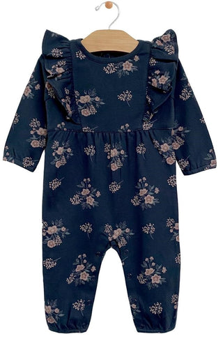 City Mouse Hellebore Ruffle Romper - Night Sky, City Mouse, City Mouse, city mouse baby clothes, City Mouse Clothing, City Mouse Hellebore Muslin Ruffle Romper, City Mouse Hellebore Muslin Ru