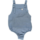 Me & Henry Chambray Reef Knotted Bubble, Me & Henry, Boy Bubble Romper, Boys Clothing, Bubble Romper, Infant Boy Clothing, JAN23, Me & Henry, Me & Henry Chambray Reef Knotted Bubble, Me & Hen