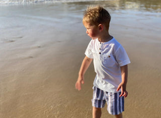 Me & Henry White Boardwalk Pique Henley S/S Shirt, Me & Henry, Henley Tee, JAN23, Me & Henry, Me & Henry Boardwalk Pique Henley S/S Shirt, Me & Henry White Boardwalk Pique Henley S/S Shirt, M
