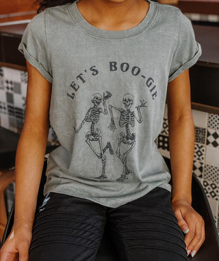 Sweet Soul Let's Boogie S/S Tee, Sweet Soul, cf-size-medium-10, cf-type-tee, cf-vendor-sweet-soul, Halloween, Halloween Shirt, Halloween Spooky Sale, Halloween Tee, Let's Boogie Tee, Skeleton