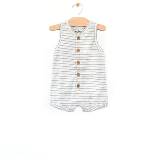 City Mouse Ecru Stripe Rib Shortie Romper, City Mouse, City Mouse, City Mouse Ecru Stripe, City Mouse Ecru Stripe Rib Shortie Romper, City Mouse Romper, City Mouse Shortie Romper, City Mouse 