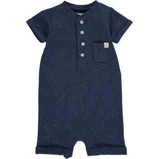 Me & Henry Camborne Romper in Navy Ribbed, Me & Henry, Boys Clothing, CM22, Infant Boy Clothing, JAN23, Me & Henry, Me & Henry Camborne Romper, Me & Henry Navy Ribbed, Me & Henry Romper, Me &