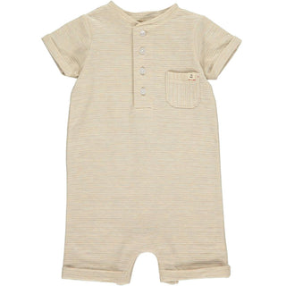 Me & Henry Camborne Romper in Beige Ribbed, Me & Henry, Beige Ribbed, Boys Clothing, Camborne Romper, cf-size-18-24-months, cf-size-3-6-months, cf-type-romper, cf-vendor-me-&-henry, Infant Bo