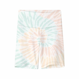 Tiny Whales Smoothie Tie Dye Girls Bike Shorts, Tiny Whales, Bike Shorts, Biker Short, cf-size-6y, cf-size-7y, cf-size-8y, cf-type-shorts, cf-vendor-tiny-whales, CM22, Made in the USA, Shorts