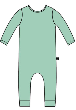 RAGS Essential Infant Rag Romper - Cabbage, RAGS, Cabbage, CM22, JAN23, MovingSummer2022, RAGS, Rags Cabbage, RAGS Infant Rag Romper, Rags Romper, Rags to Raches, Romper, Romper - Basically B