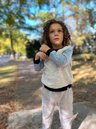 Me & Henry Obion Sweater - Blue, Me & Henry, Boys Clothing, JAN23, Me & Henry, Me & Henry Fall 2022, Me & Henry Obion Sweater, Me & Henry Sweater, Me and Henry, Obion Sweater, Sweater, Sweate