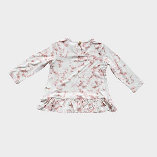 Babysprouts Peplum + Leggings Set in Tie Dye Rose, Babysprouts, Baby Sprouts, Babysprouts, Babysprouts Peplum + Leggings Set, cf-size-0-3-months, cf-type-outfit-sets, cf-vendor-babysprouts, J