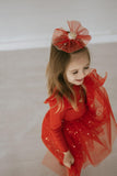 Petite Hailey Star Frill Tutu Dress - Red, Petite Hailey, Birthday Girl, Birthday Girl Outfit, Christmas Dress, Holiday Dress, Petite Hailey, Petite Hailey Long Sleeve Dress, Petite Hailey St