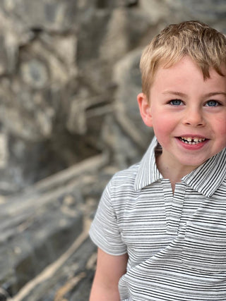 Me & Henry Admiral Polo Shirt in Black & White Stripe, Me & Henry, Admiral Polo Shirt, Black & White Stripe, cf-size-4-5y, cf-size-7-8y, cf-type-polo-shirt, cf-vendor-me-&-henry, Me & Henry, 