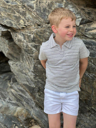 Me & Henry Admiral Polo Shirt in Black & White Stripe, Me & Henry, Admiral Polo Shirt, Black & White Stripe, cf-size-4-5y, cf-size-7-8y, cf-type-polo-shirt, cf-vendor-me-&-henry, Me & Henry, 
