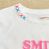 Paper Flower Smile This is a Good Day Tee, Paper Flower, Paper Flower, Smile This is a Good Day, SS23, Shirts & Tops - Basically Bows & Bowties