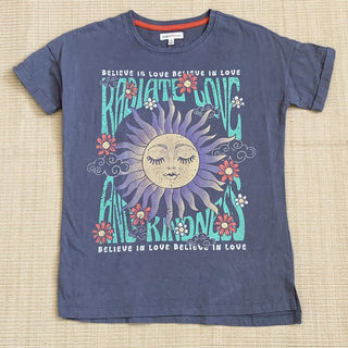 Paper Flower Radiate Love Graphic Tee, Paper Flower, cf-size-medium-8-10, cf-size-small-7, cf-size-xlarge-14, cf-type-shirts-&-tops, cf-vendor-paper-flower, Paper Flower, Radiate Love, SS23, 