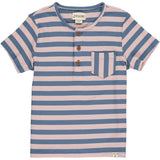 Me & Henry Dodger Henley in Blue Rib Stripe, Me & Henry, 4th of July, Blue Rib Stripe, Dodger Henley, Henley, Me & Henry, Me & Henry Dodger Henley, Me and Henry, Me and Henry SS23, Polo Shirt