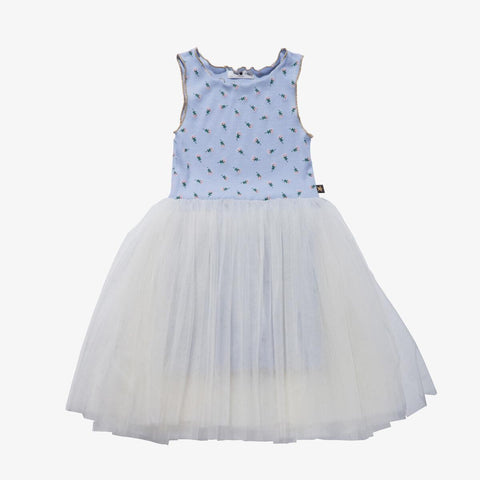 Petite Hailey Vintage Flower Tutu - Blue, Petite Hailey, Birthday Girl, Birthday Girl Outfit, Blue, cf-size-6, cf-size-8, cf-type-dresses, cf-vendor-petite-hailey, Easter Dress, Petite Hailey