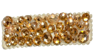 Bari Lynn All Over Swarovski Crystal Snap Clip - Gold, Bari Lynn, Bari Lynn, Bari Lynn Barrette, Bari Lynn Barrettes, Bari Lynn Snap, Bari Lynn Swarovski Crystal Snap Clip, Barrette, Gold, Go