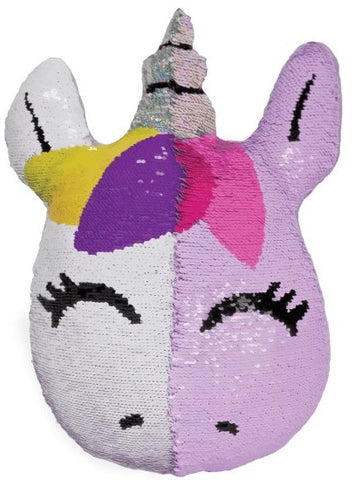 Iscream Unicorn Reversible Sequin Pillow, Iscream, Gifts for Girls, Gifts for Tween, iScream, iscream pillow, iscream-shop, reversible sequin, Reversible Sequin Pillow, reversible sequins, Tw